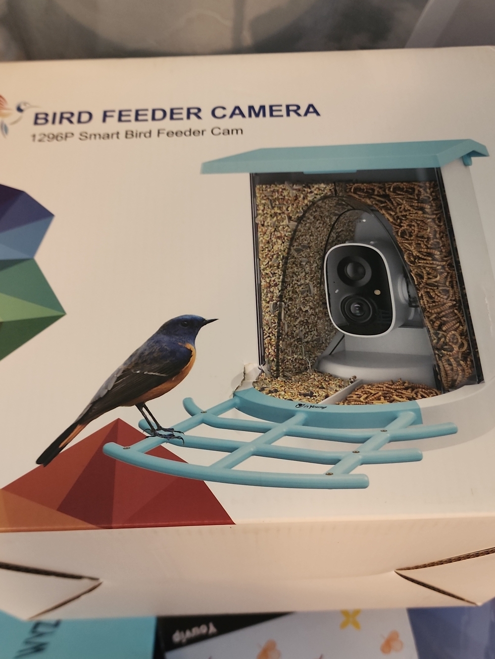 Bird Feeder Camera - Blue Smart Bird Feeder Cam